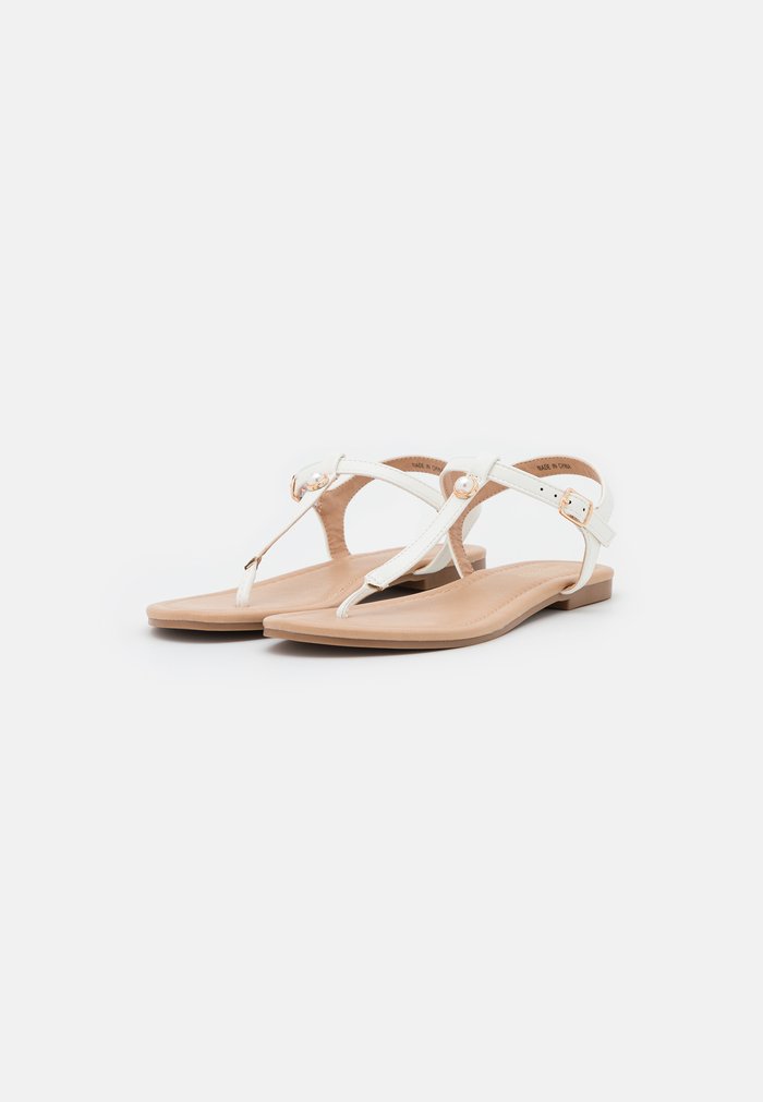 Sandales Anna Field T-bar Blanche Femme | KUU-2396891